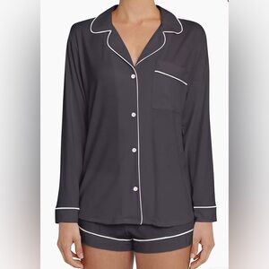 Eberjey Gisele 2-Piece Piped Pajama Set